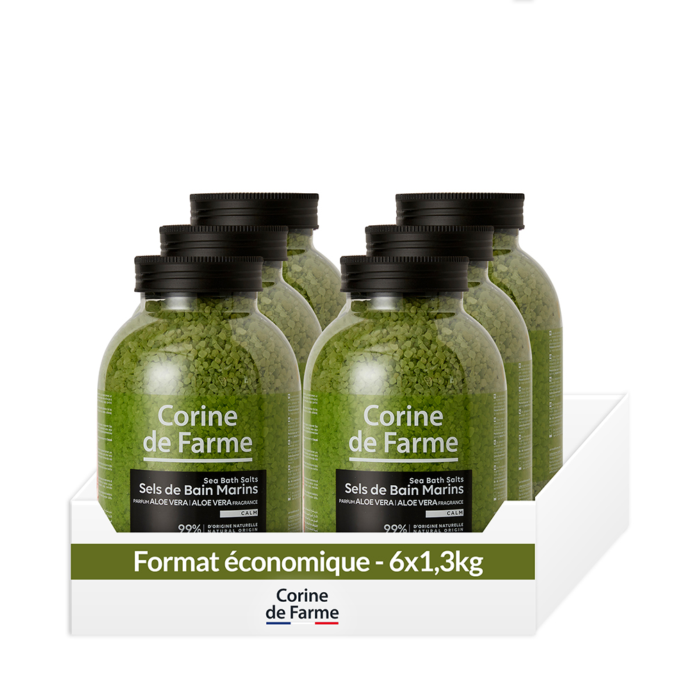 Sal de Baño marina con Aloe Vera