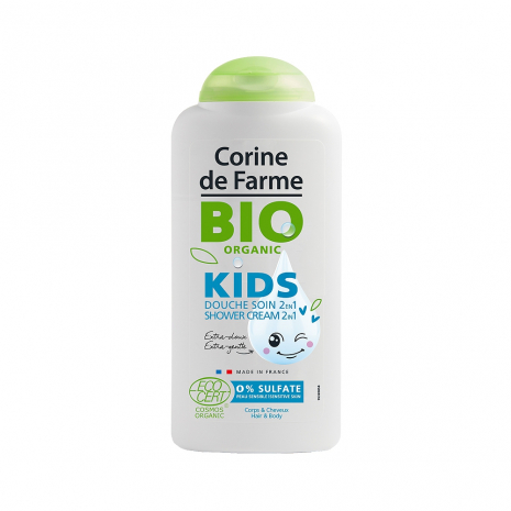 Douche soin kids 2en1 - Certifiée Bio - Corinne de Farme - 300ml