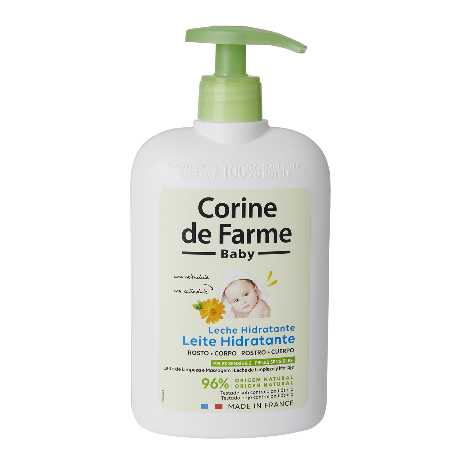 Crema hidratante para bebé para rostro y cuerpo
