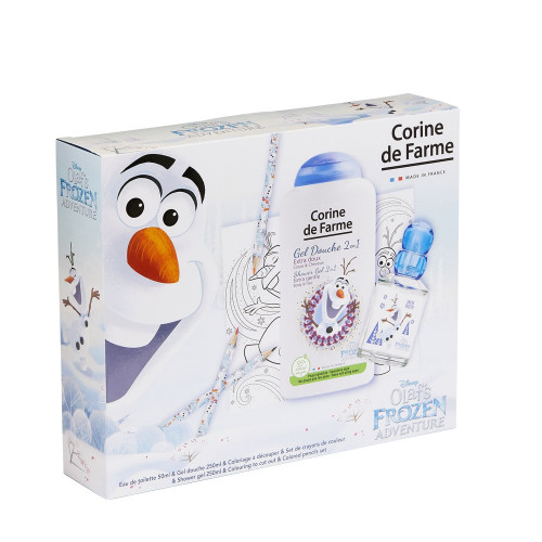 Disney Olaf Frozen Adventure  -Coffret EDT 50ml +Gel douche 250ml +Crayons de couleur
